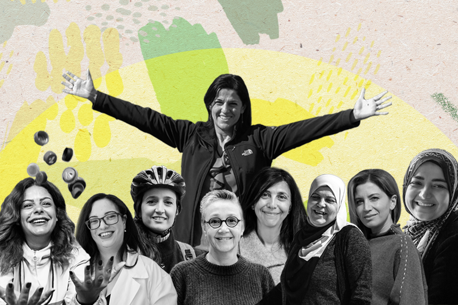 تسع نساء يَقُدنَ مهمة مكافحة تغير المناخ في لبنان