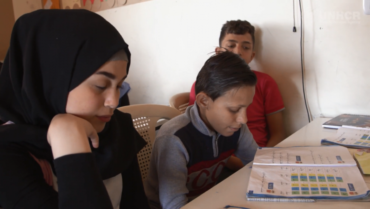 More than 150 refugees attend the center in the Ouzai neighbourhood of the Lebanese capital, run by the NGO Borderless