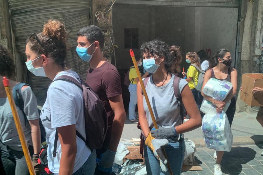 Youth efforts in Mar-Mikhael